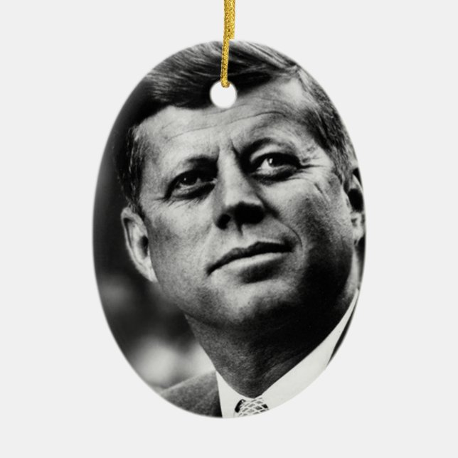 Décoration En Céramique John F Kennedy Président (Devant)