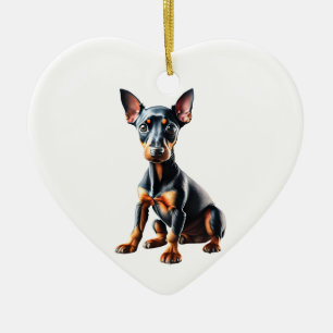 Décoration En Céramique Jouet personnalisé Manchester Terrier Puppy