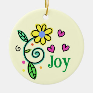 Décoration En Céramique Joy Ornament