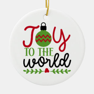 Décoration En Céramique Joy to the world