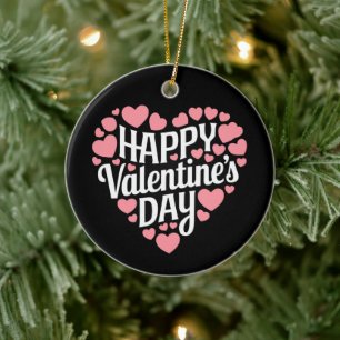 Décoration En Céramique Joyeuse Saint Valentin drôle Cœur Amour Valentin 