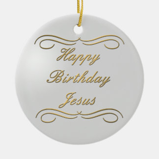 Décoration En Céramique Joyeux anniversaire Jésus