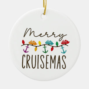 Décoration En Céramique Joyeux Cruisemas Noël Croisière Famille Assortie