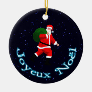 Décoration En Céramique Joyeux Noё l - Père Noël