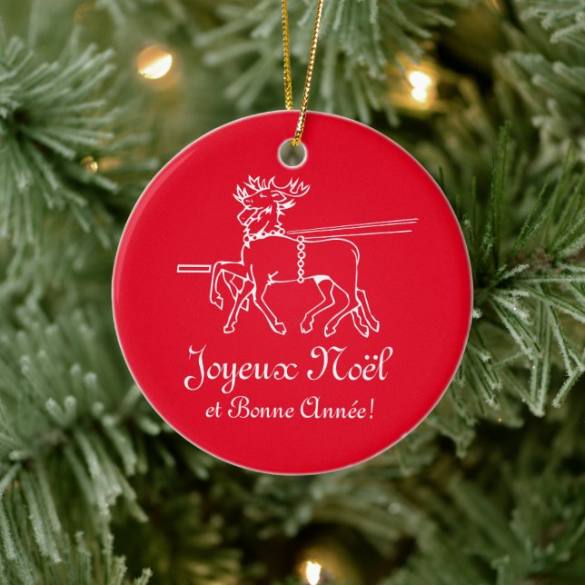 Décoration En Céramique Joyeux Noël et bonne nouvelle (Arbre)