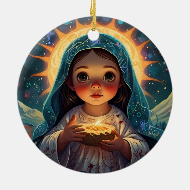 Décoration En Céramique Joyeux Noël Joyeuse saison (Dos)