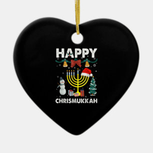 Décoration En Céramique Joyeux Noël juif Christmukkah Hanoukka Chanu