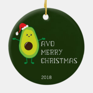 Décoration En Céramique Joyeux Noël personnalisable d'Avo
