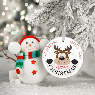 Décoration En Céramique Joyeux Noël personnalisé
