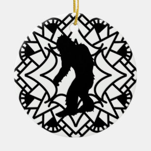Décoration En Céramique Joyeux Squatch-mas Bigfoot Noël