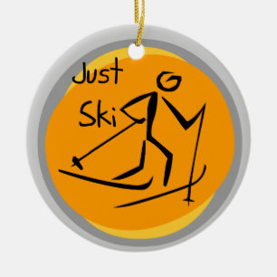Décoration En Céramique Juste T-shirts et cadeaux de ski