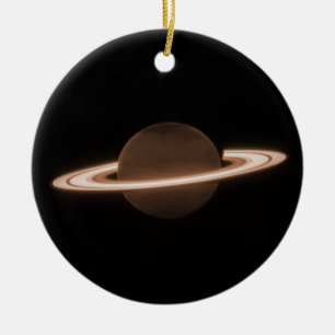 Décoration En Céramique JWST James Webb télescope spatial Saturn Infraroug