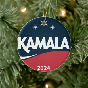 Décoration En Céramique Kamala Harris 2024 Vintage Élection Présidente