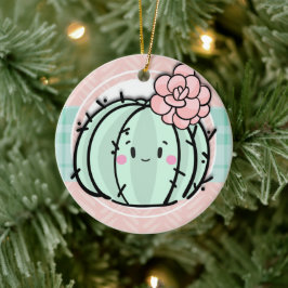 Décoration En Céramique Kawaii Cutie Cactus Succulent Noël