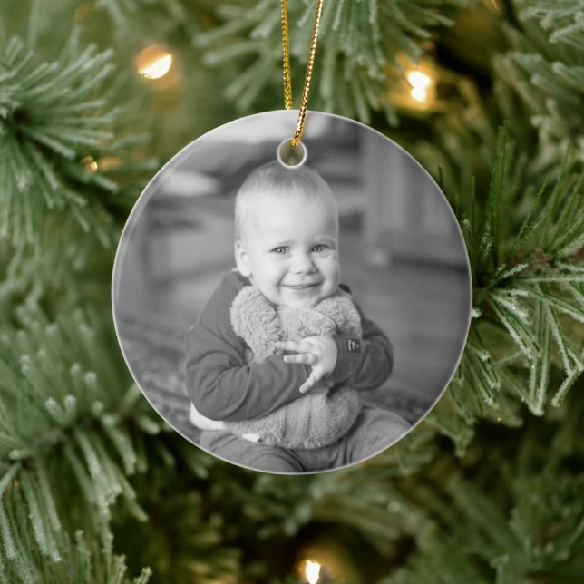 Décoration En Céramique Keepsaké First Christmas Photo Green (Arbre)