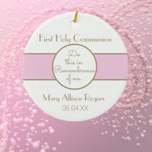 Décoration En Céramique Keepsake Girl First Communion Ornament