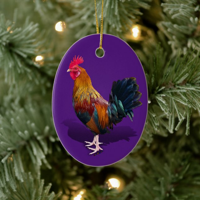 Décoration En Céramique Key West - Rooster tzigane (Arbre)