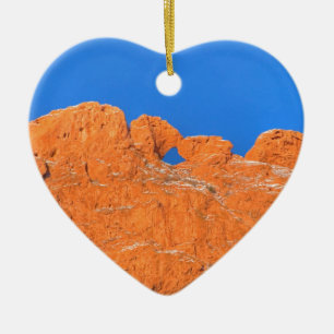 Décoration En Céramique Kissing Camels with Blue Sky