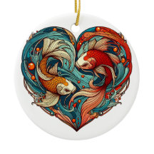 Koi Harmony : Noël en forme de coeur