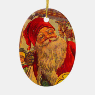 Décoration En Céramique Kris Kringle alias Santa Clause Orament