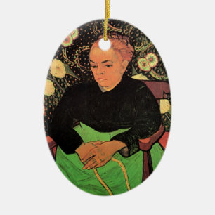 Décoration En Céramique La Berceuse (Augustine Roulin) par Vincent van Gog