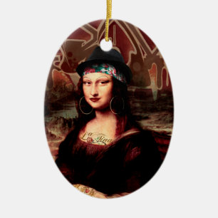Décoration En Céramique La Chola Mona Lisa Mexicaine