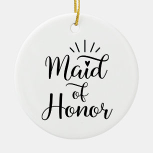 Décoration En Céramique La femme d'honneur