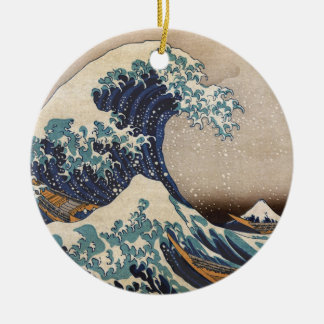 Décoration En Céramique La Grande Vague au large de Kanagawa