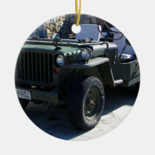 Décoration En Céramique La jeep de Willy classique