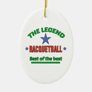 Décoration En Céramique La légende du racquetball