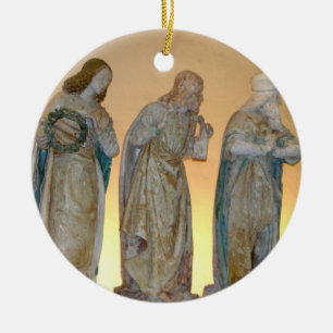 Décoration En Céramique La mise au tombeau, coordonnée des saints, 1490