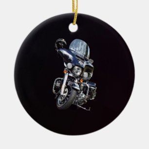 Décoration En Céramique La moto de Sheriff