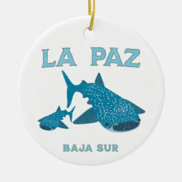 Décoration En Céramique La Paz Baja Mexique Requin de baleine