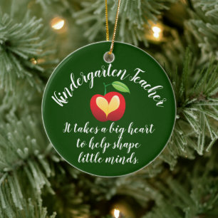 Décoration En Céramique La pomme forme les petits esprits Enseignant perso