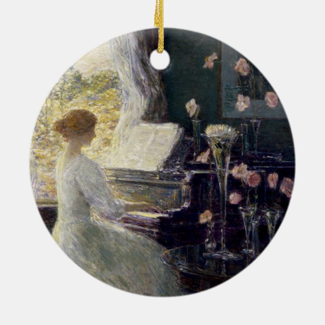 Décoration En Céramique La sonate de Frederick Childe Hassam (Dos)