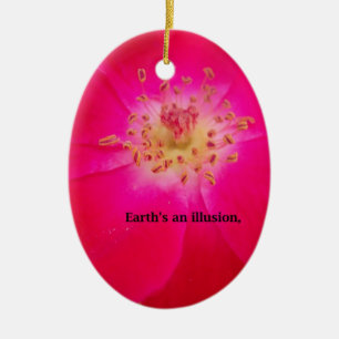 Décoration En Céramique La Terre est une illusion