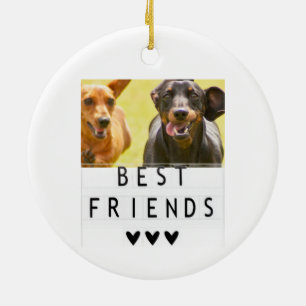 Décoration En Céramique La vie est meilleure avec Dachshunds Best Friends