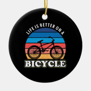 Décoration En Céramique La Vie Est Mieux À Vélo
