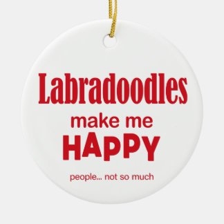 Décoration En Céramique Labradoodles Me Rendre Heureux