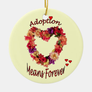 Décoration En Céramique L'adoption ornementent pour toujours