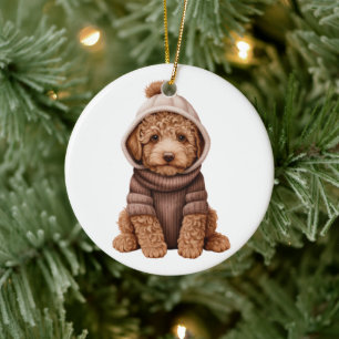 Décoration En Céramique Lagotto Romagnolo Chien personnalisé
