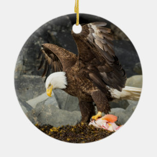 Décoration En Céramique L'aigle à tête blanche