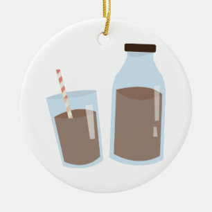 Décoration En Céramique Lait au chocolat
