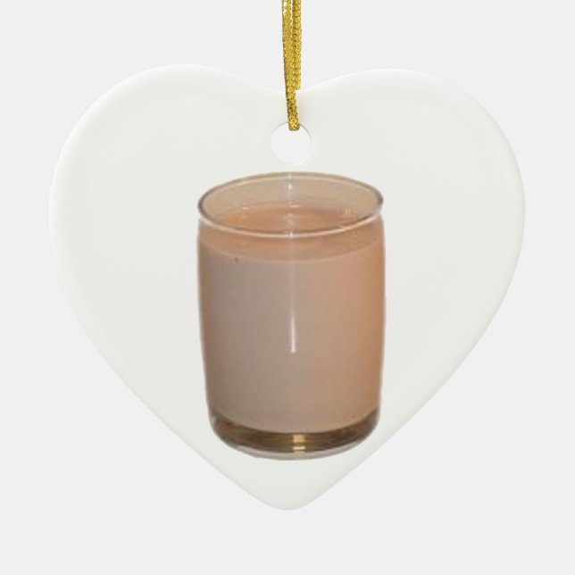 Décoration En Céramique Lait au chocolat (Devant)