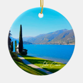 Décoration En Céramique Lake Como Bellagio Walkway Italy