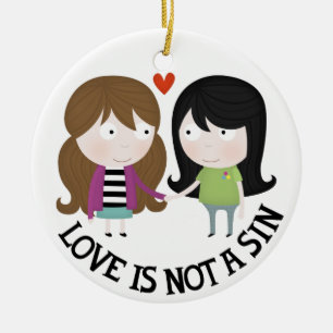 Décoration En Céramique L'amour n'est pas un péché