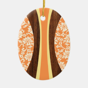 Décoration En Céramique Laniakea Hawaiian Surfboard Orament
