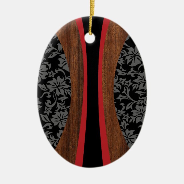 Décoration En Céramique Laniakea Hawaiian Surfboard Orament (Devant)
