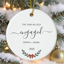 L'année où nous nous sommes engagés Noël minimalis