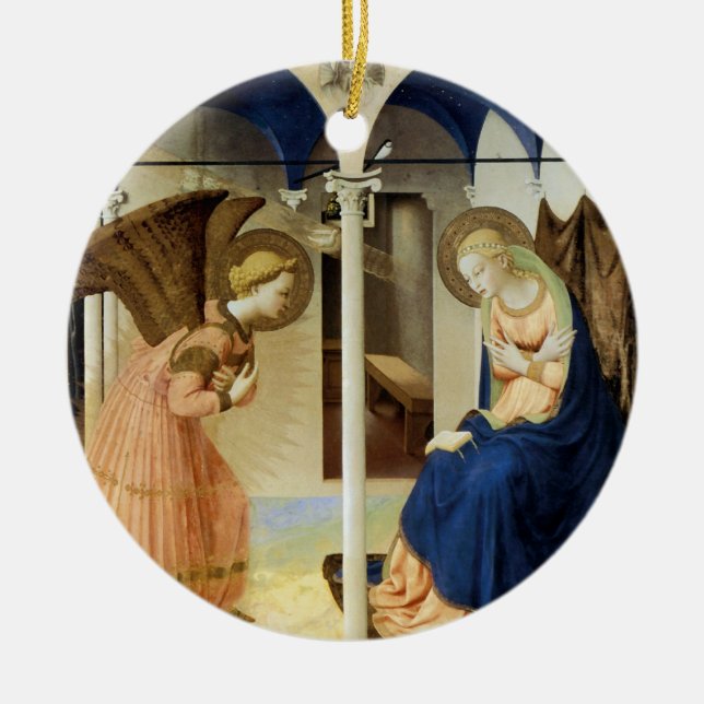 Décoration En Céramique L'Annonciation de Fra Angelico (Devant)